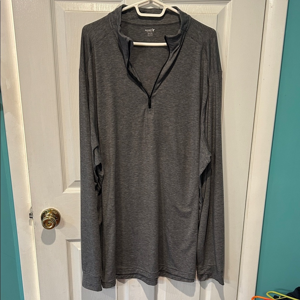 Old Navy Charcoal Long Sleeve Men's Shirt Set of Two